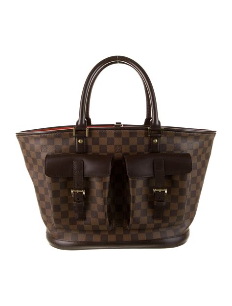 LOUIS VUITTON Damier Ebene Manosque GM 